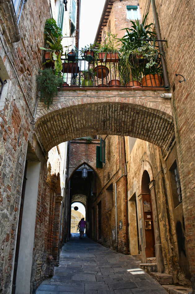 Siena is a city full of arches...