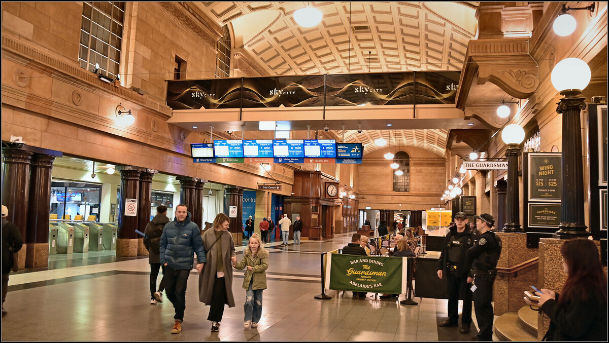 Adelaide Railway Station...