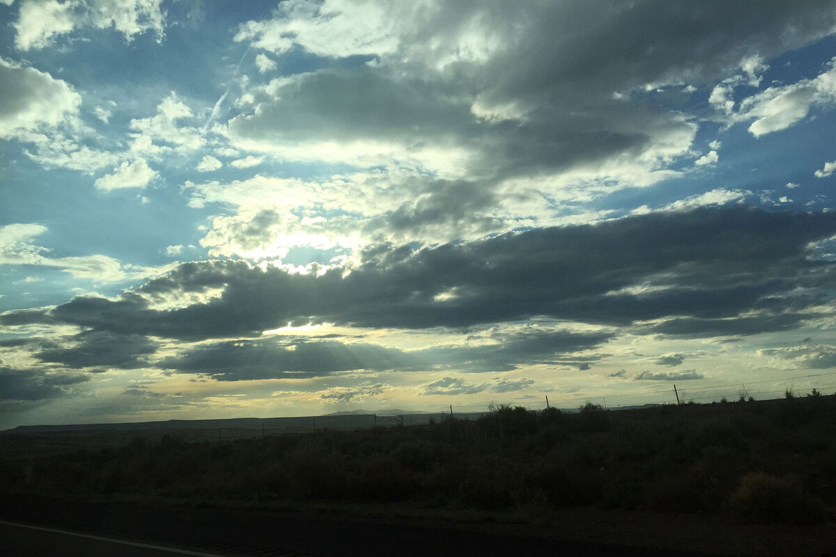 Sunset near Albuquerque, New Mexico - July 2015 - ...