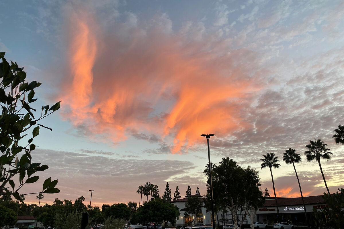 Sunset over Irvine, California - October 2023 - Ap...