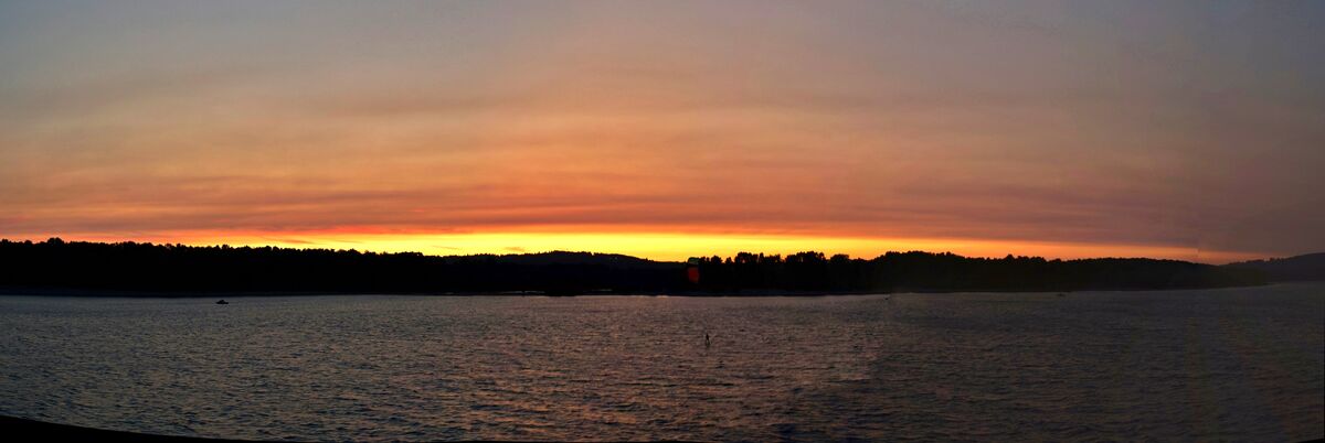 Sunsets on the Columbia River cruise were somethin...