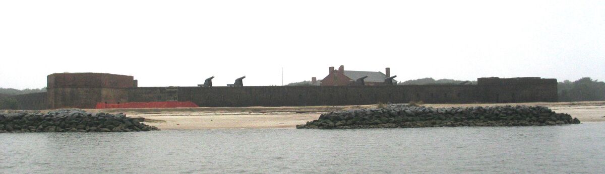 Fort Clinch from the Watwer...