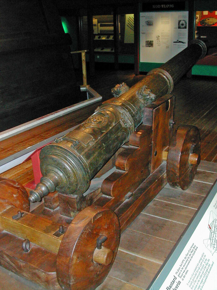 Canon from Henry VIII's famed wreck, Mary Rose...