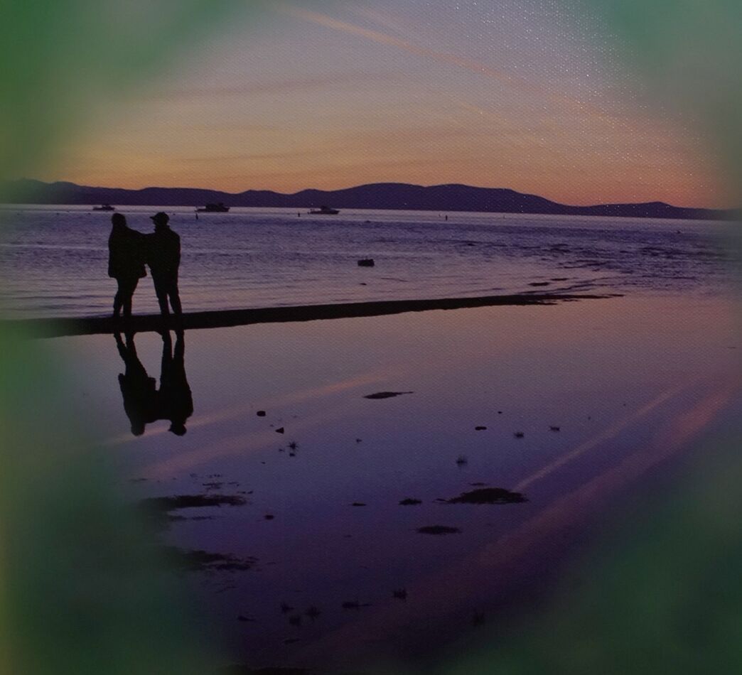 One evening on lake Tahoe I captured this couple o...