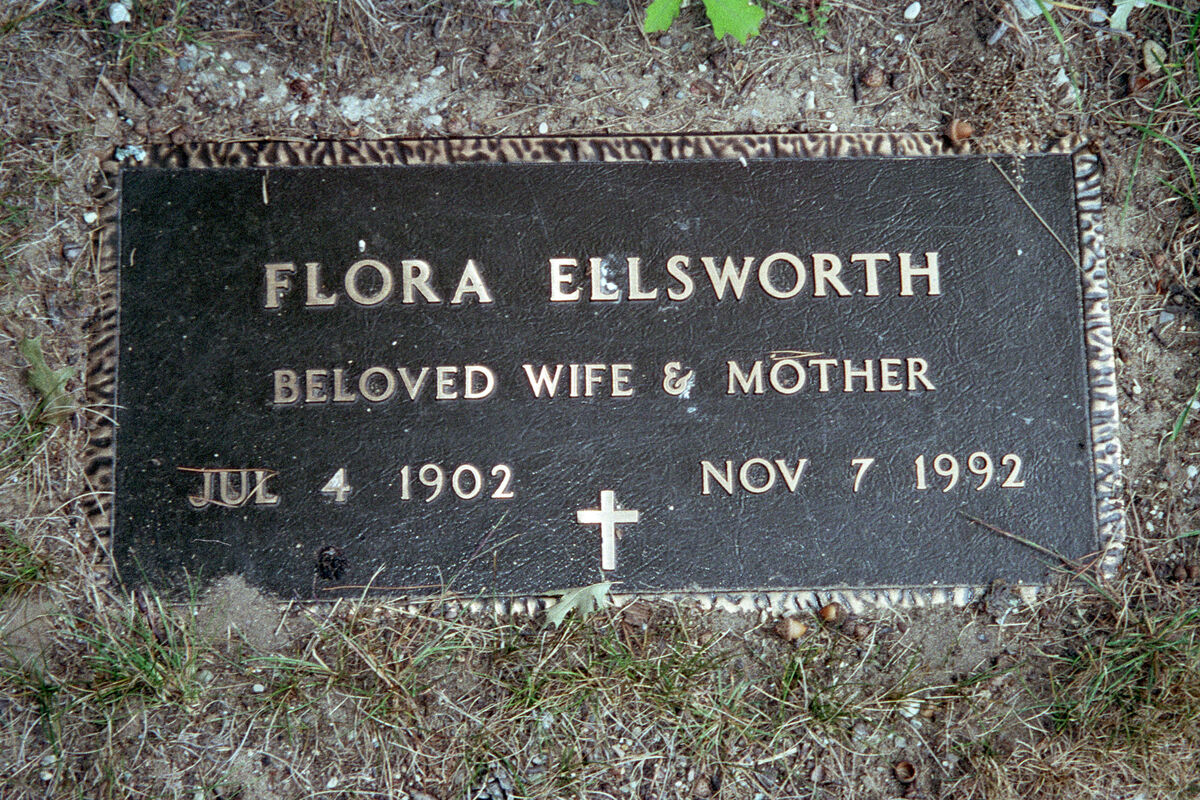 The headstone of my wife's maternal grandmother, i...