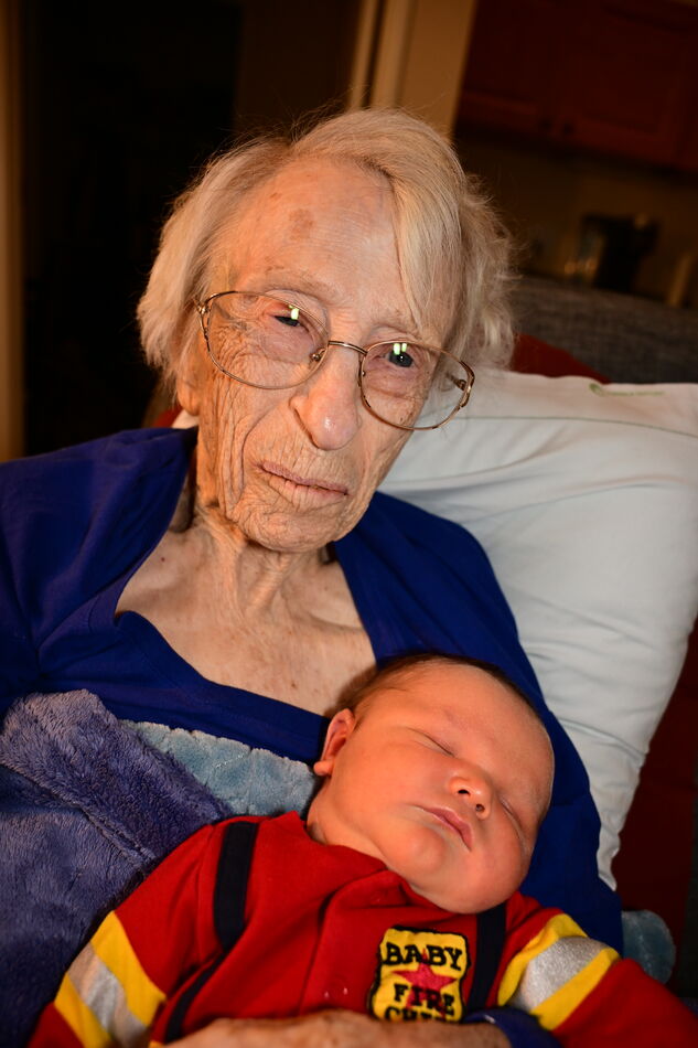 Grandma Jo and Kieran...
