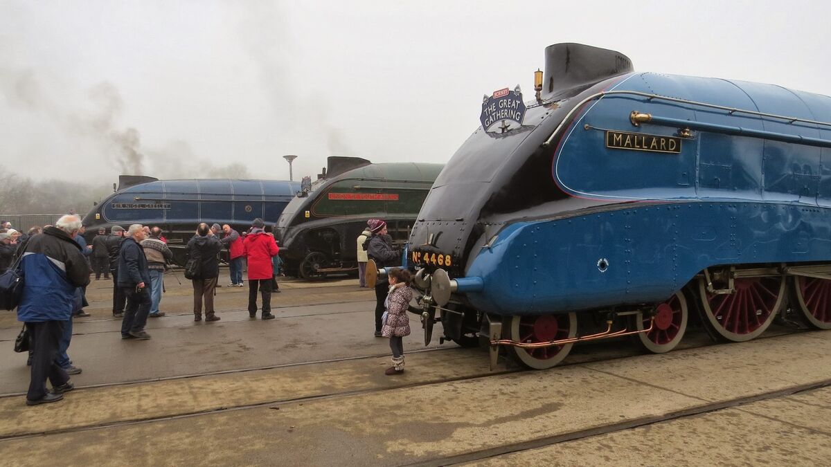 The Mallard, which still holds the world record as...