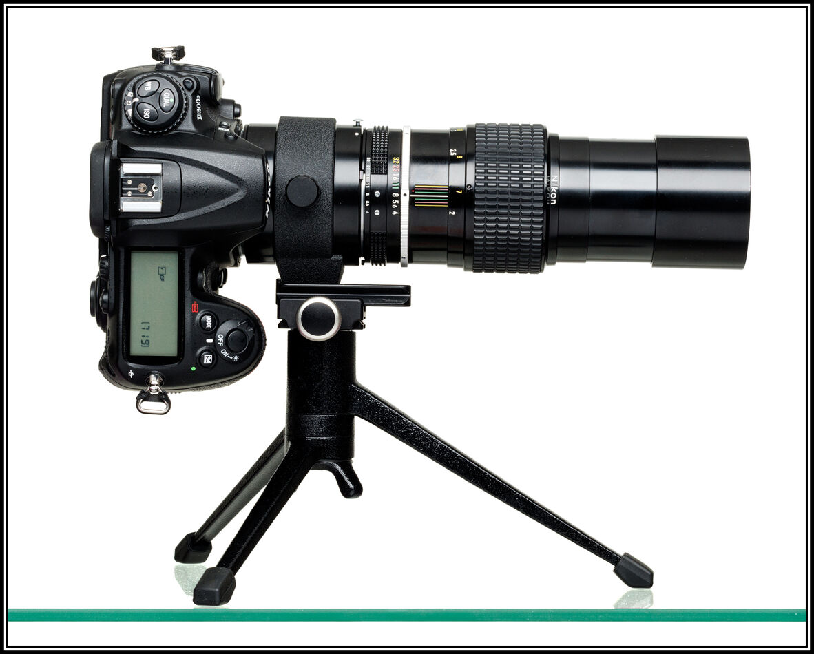 Nikon D300s with Ai 200mm f4 Nikkor and PN-11 Exte...