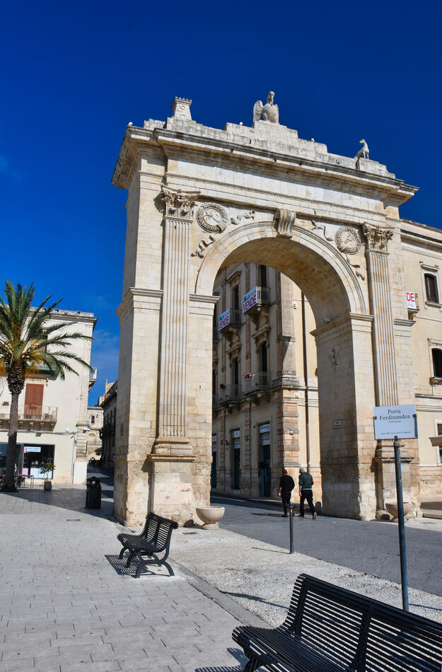 Royal Gate (“Porta Reale”), a monumental entrance ...