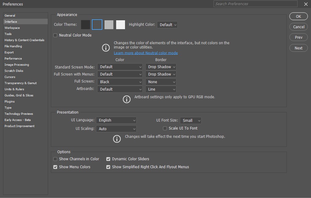 This menu is available in newer versions of adobe ...