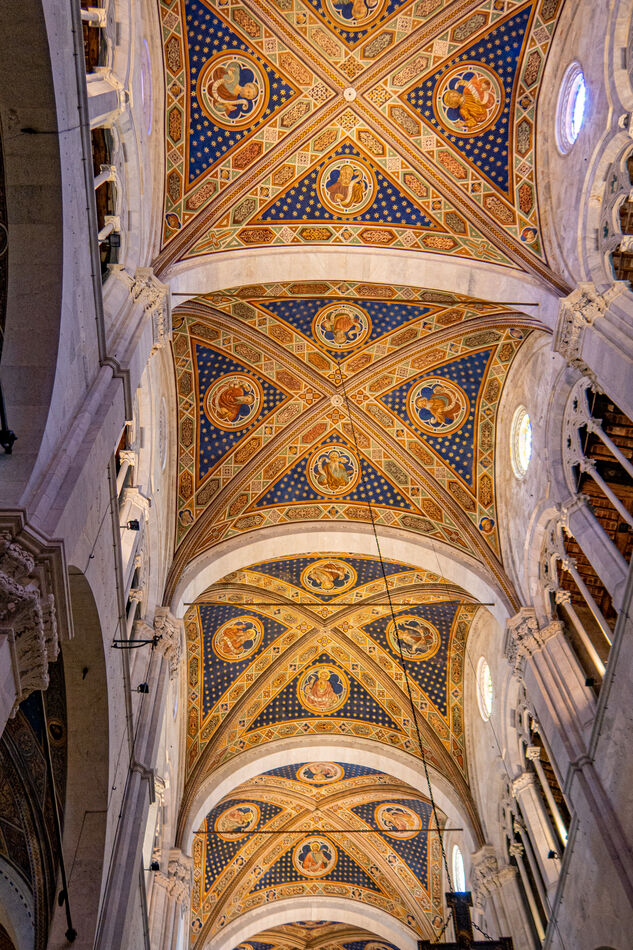 The ceilings are often overlooked by tourists, but...