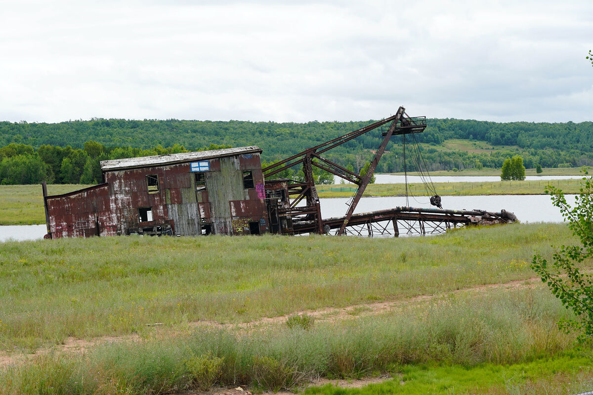 The old Quincy Reclamation Sand Dredge Number Two,...