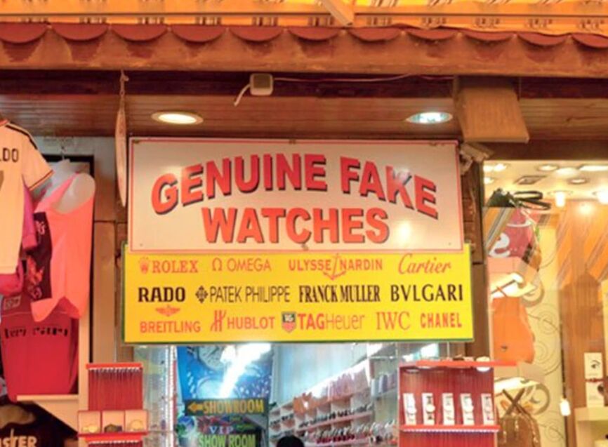 Yes, they are genuine fakes....