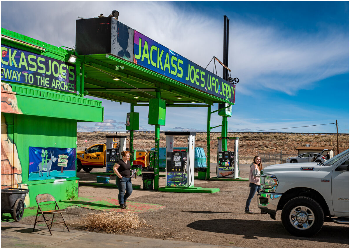 If You Find Yourself In Utah .and you're not sure how you got there,  be sure to strike back! Take the Crescent Junction exit off I-70, stop at  Jackass Joe's World Of
