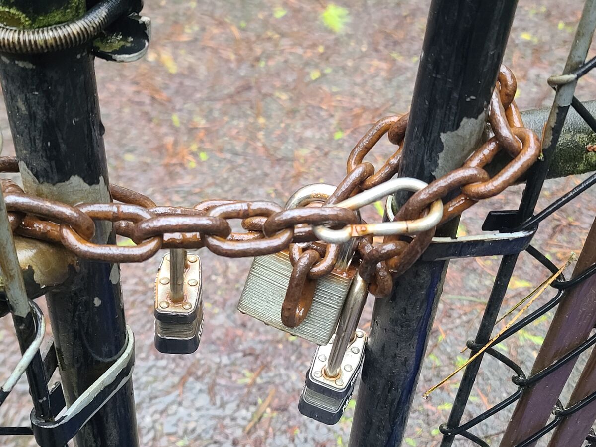 How many locks were really needed for this gate ch...