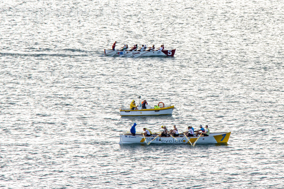 Rowing practice in the Livorno harbor...
