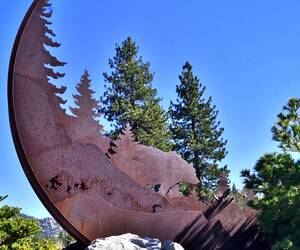 We saw this piece of Iron art in Lake Tahoe....