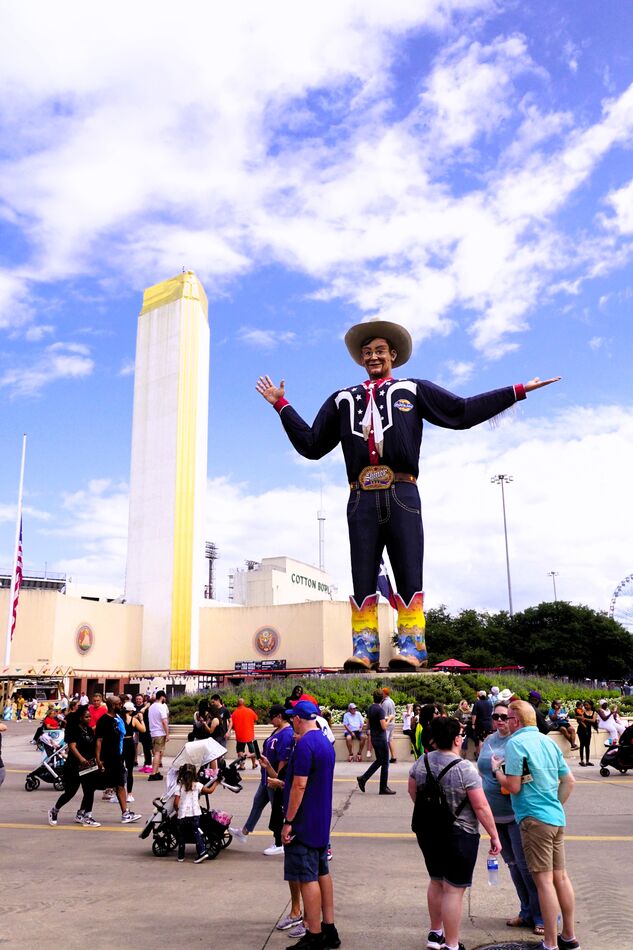 Big Tex at the State Fair of Texas.  After I shot ...
