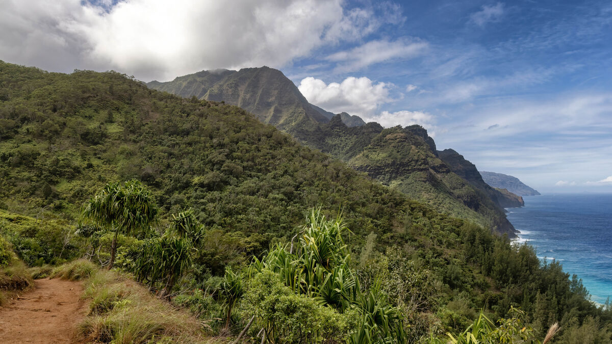 View from the Kalalua trail...