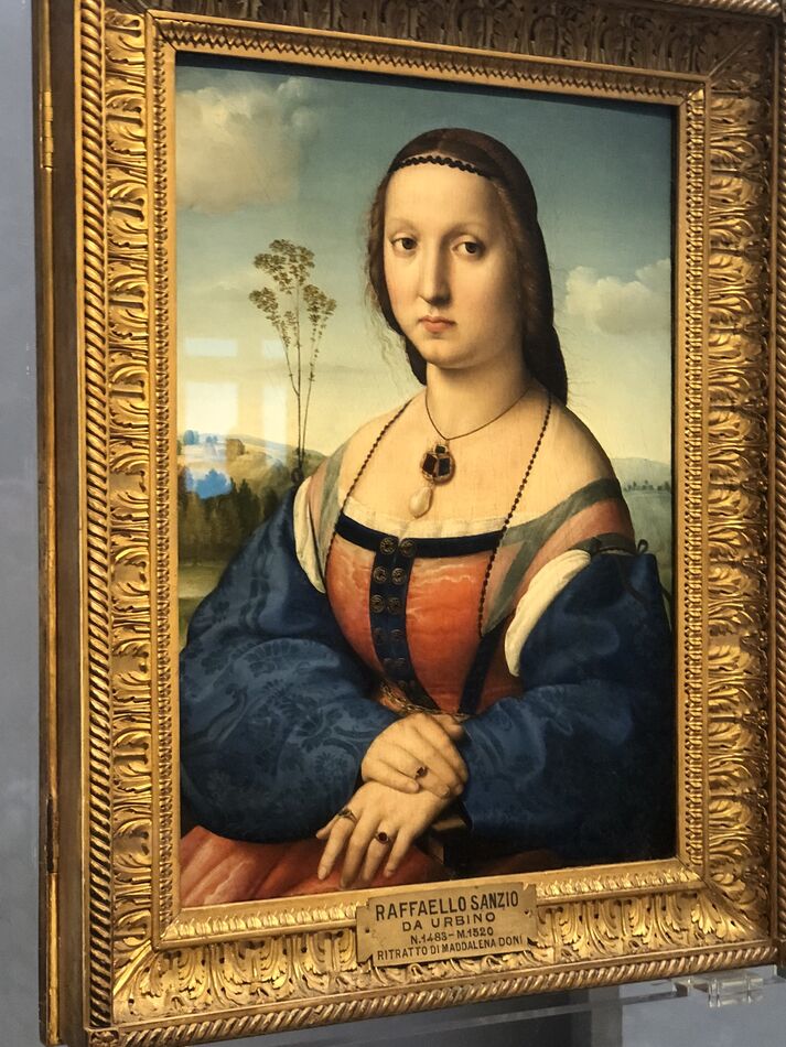 Portrait of Maddalena Doni, Raphael, circa 1506...