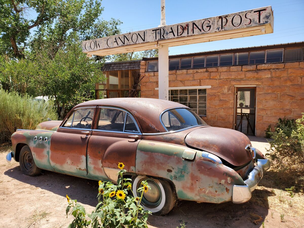 Cow Canyon Trading Post in Bluff, Utah....