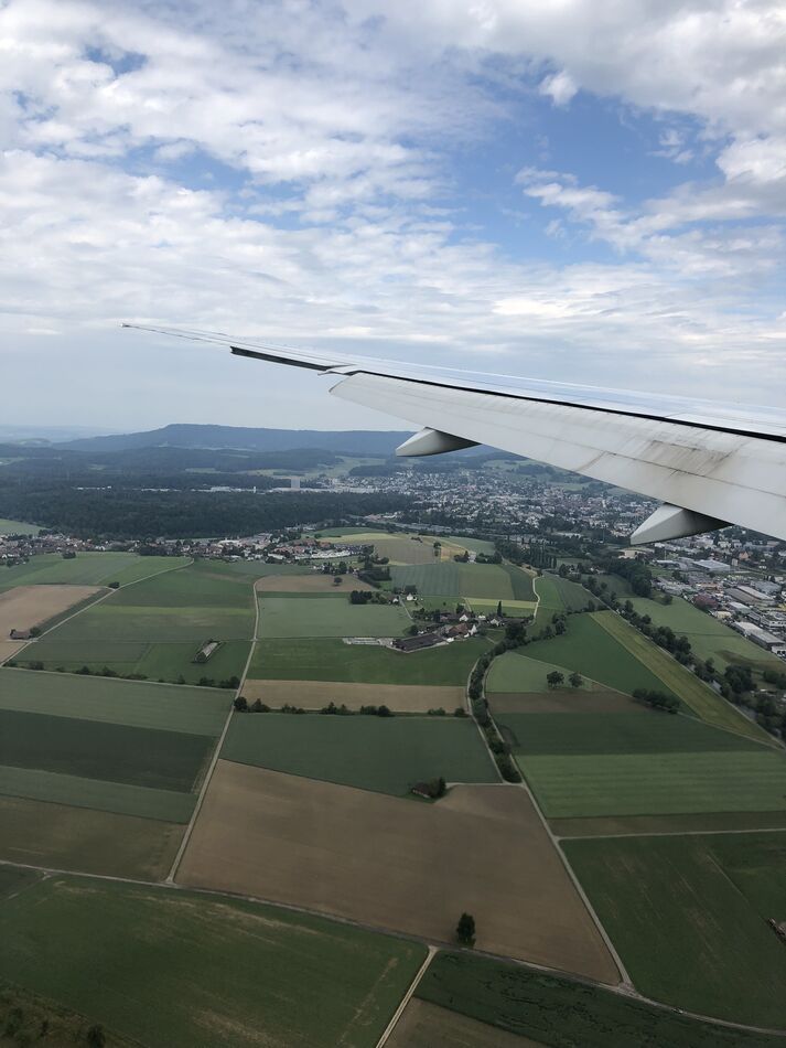 Final approach into Zurich...