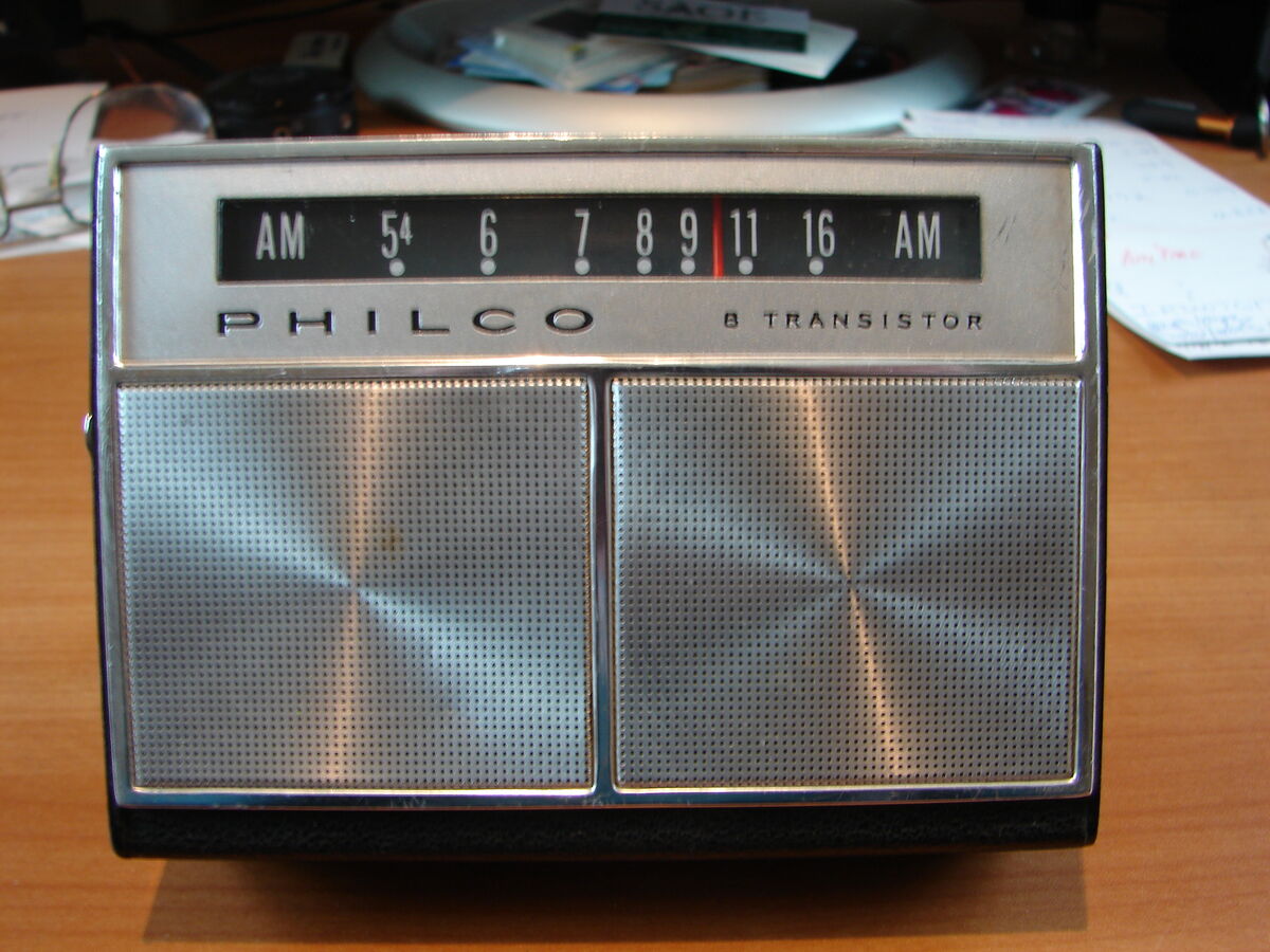 My first transistor radio...