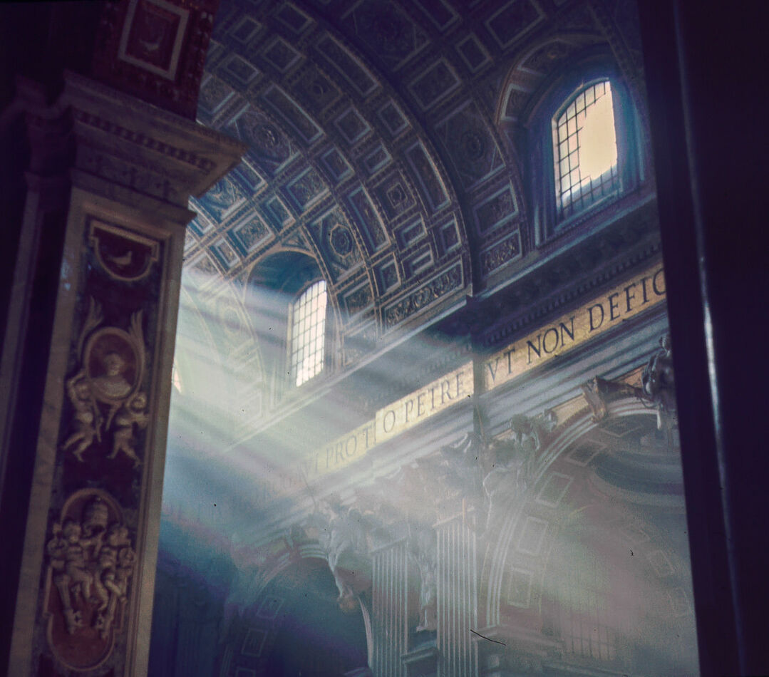 Inside St. Peters, one of my favorite photos from ...