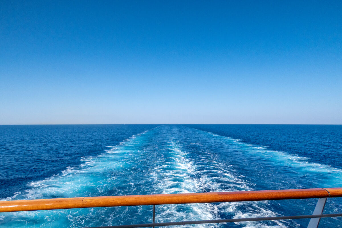 A beautiful day to be cruising on the Mediterranea...