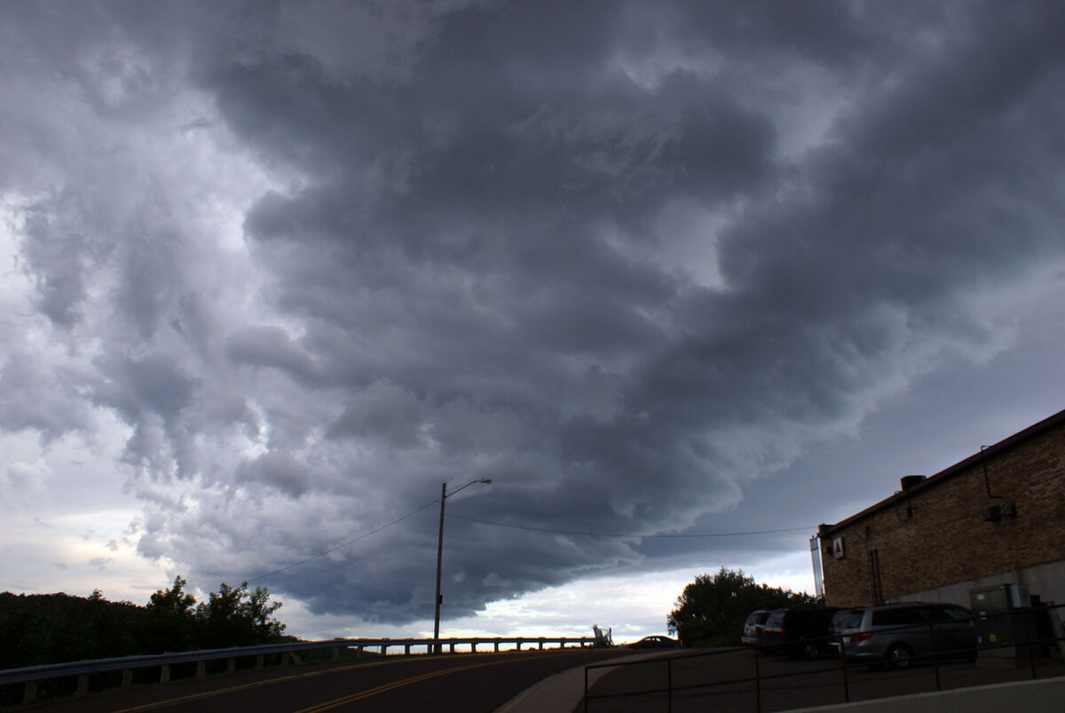Storm Clouds over Houghton, Michigan - August 2008...