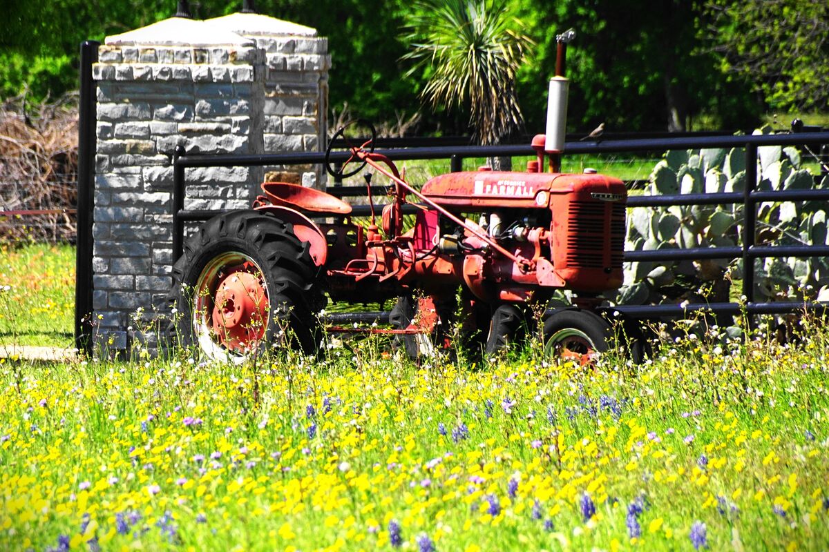 I've been shooting this old Farmall tractor for ye...
