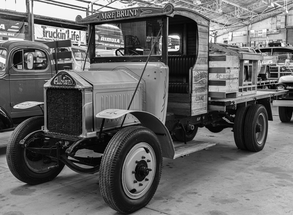 1920's Albion flatbed truck....