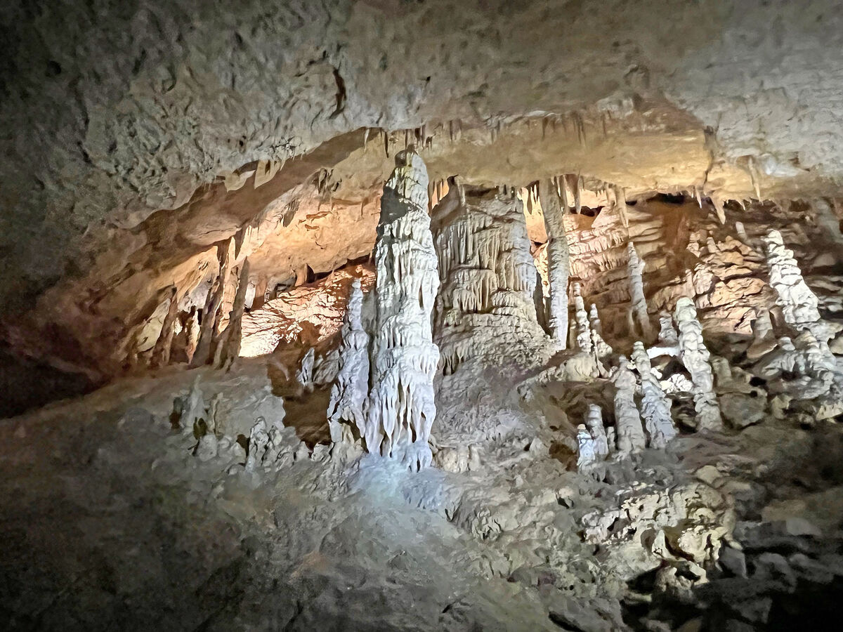 The caverns were quite spectacular, near San Anton...