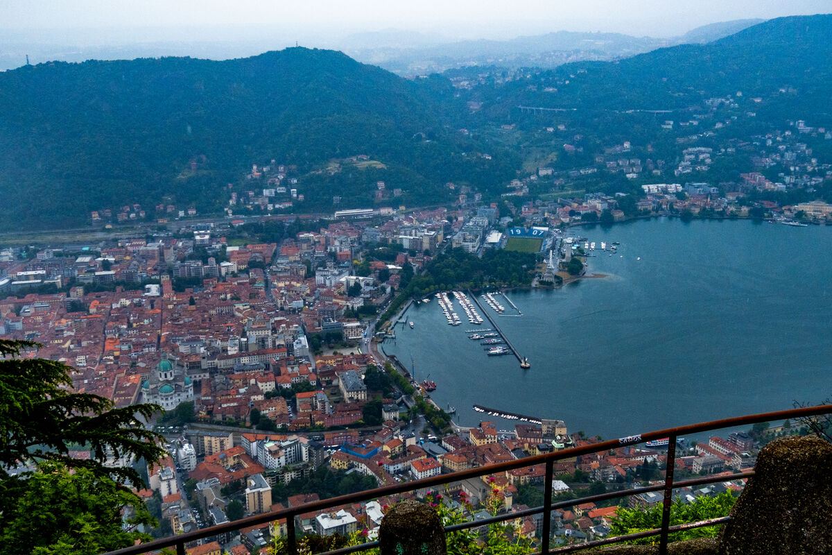 The view of Como from Brunate...