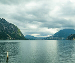Lake Lugano near Capolago...