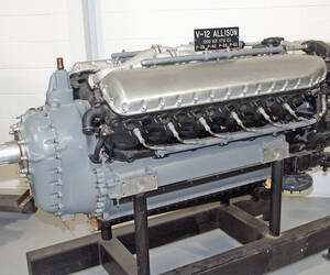 Allison V-12 Aircraft Engine - as seen on display ...