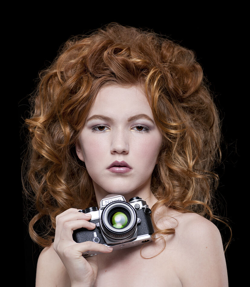 Illustrated: Nikon FE (35mm SLR); Model: Sarah Jan...