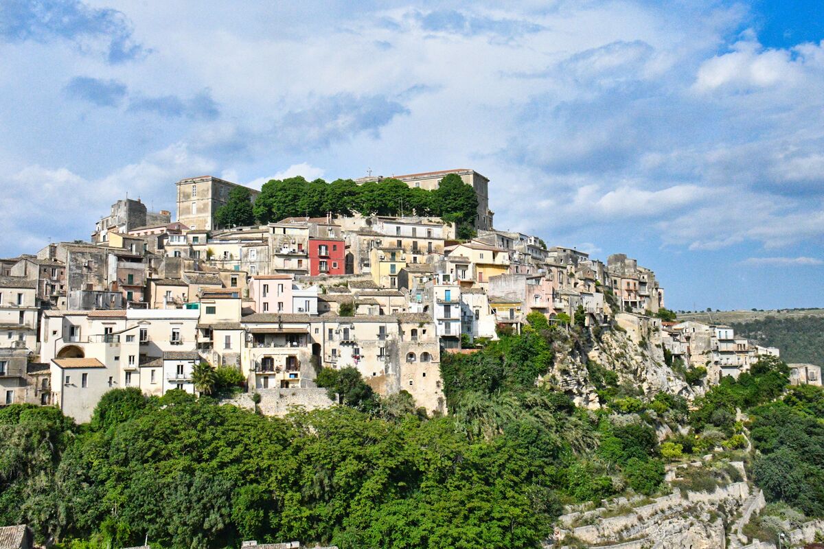 View of Ragusa Superiore (The upper city)...