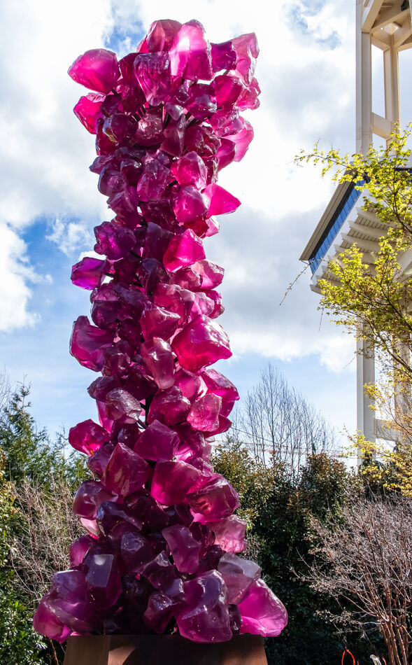 5. Rock candy pillar(my name for this sculpture) a...