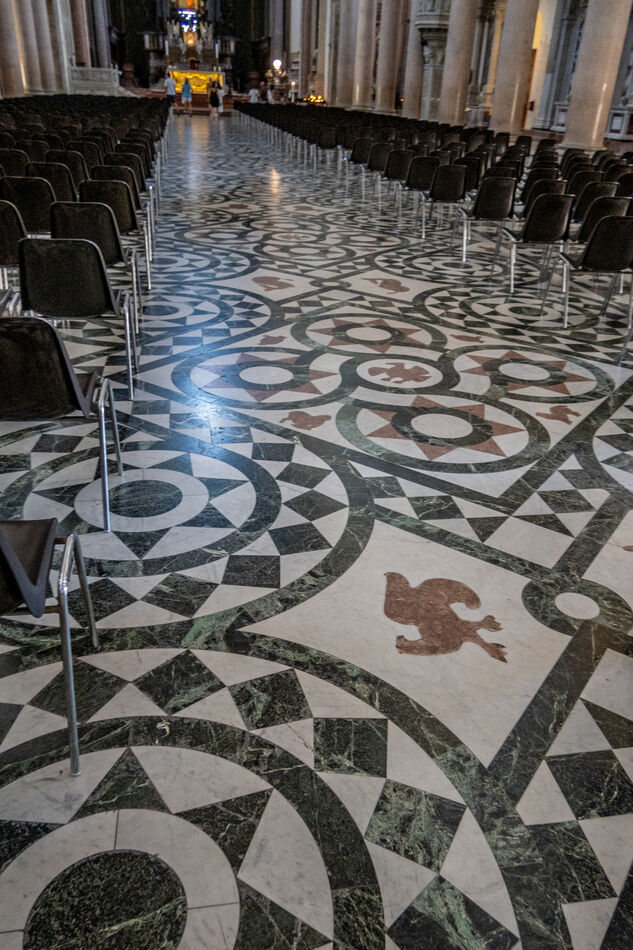 The floors are often works of art too...