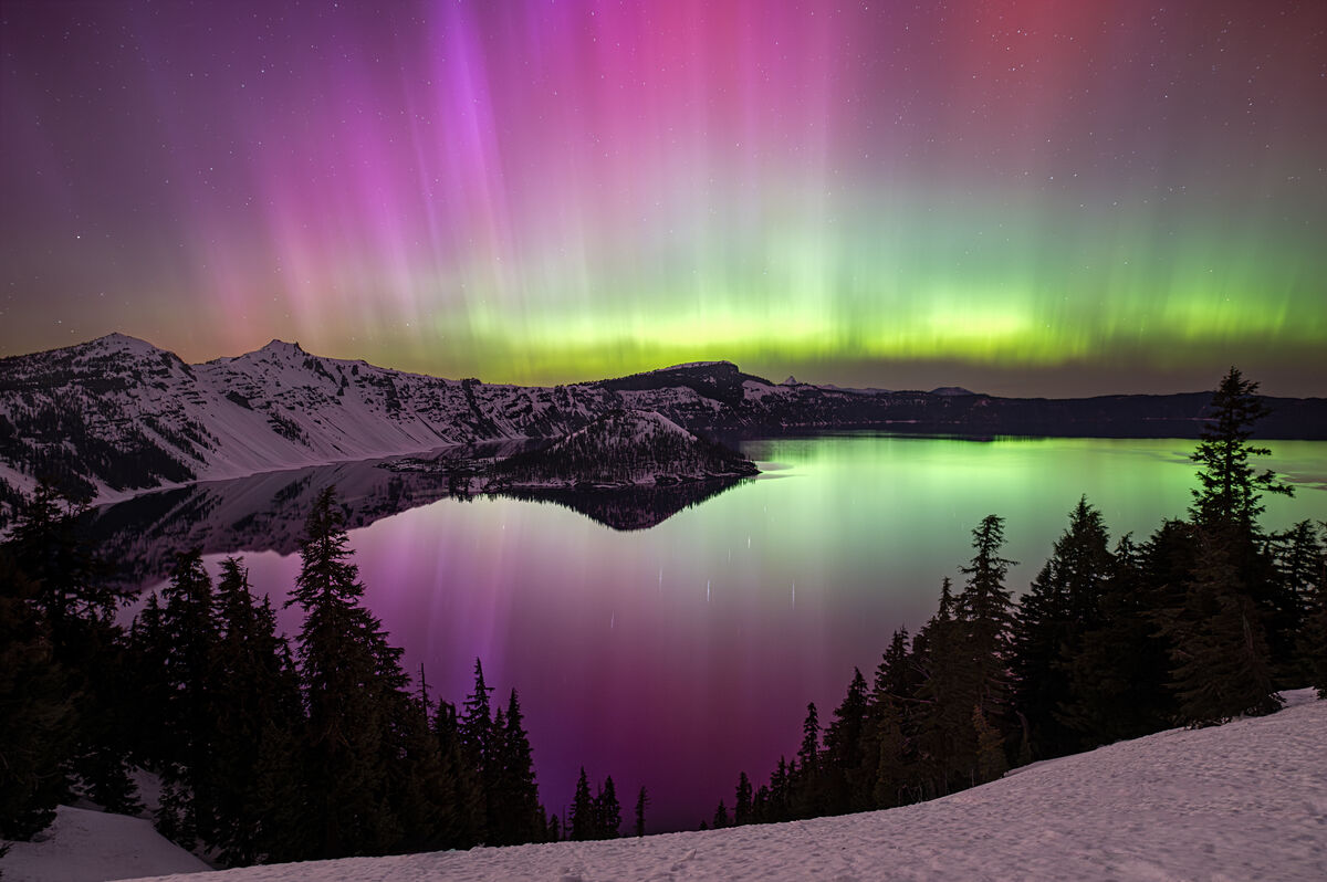 Crater Lake Light Show: I ended up working all-day Friday – heading ...