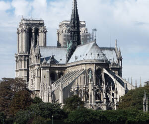 Notre-Dame Cathedral in Paris, France - September ...