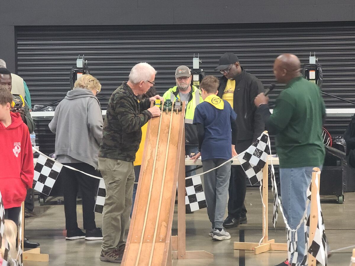 Ever race Pinewood Derby cars? My phone wasn't qui...