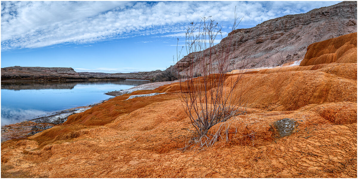 Along The Green: ....River, at a place called 'Crystal Geyser'. The ...