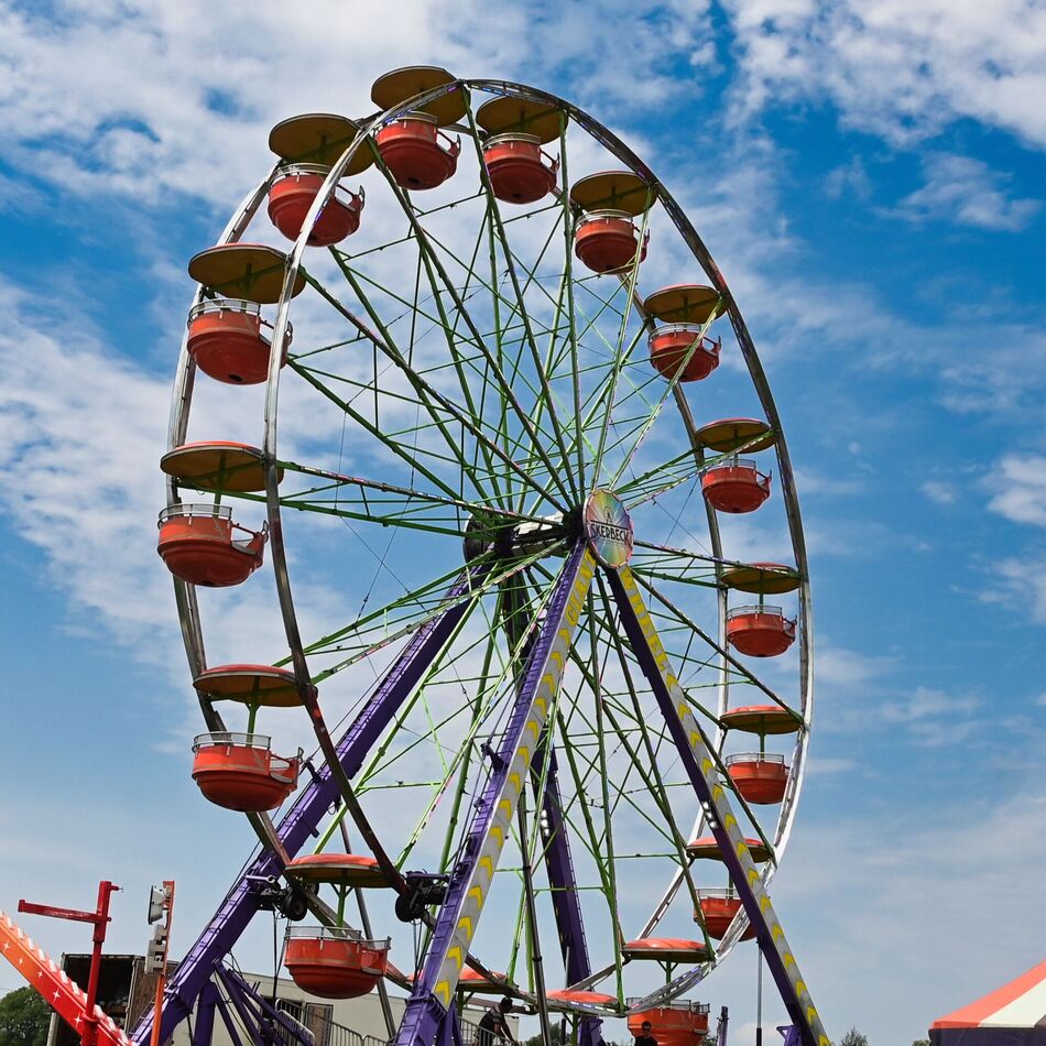 Rides at the Laporte County Fair 2: I get there at opening time because ...