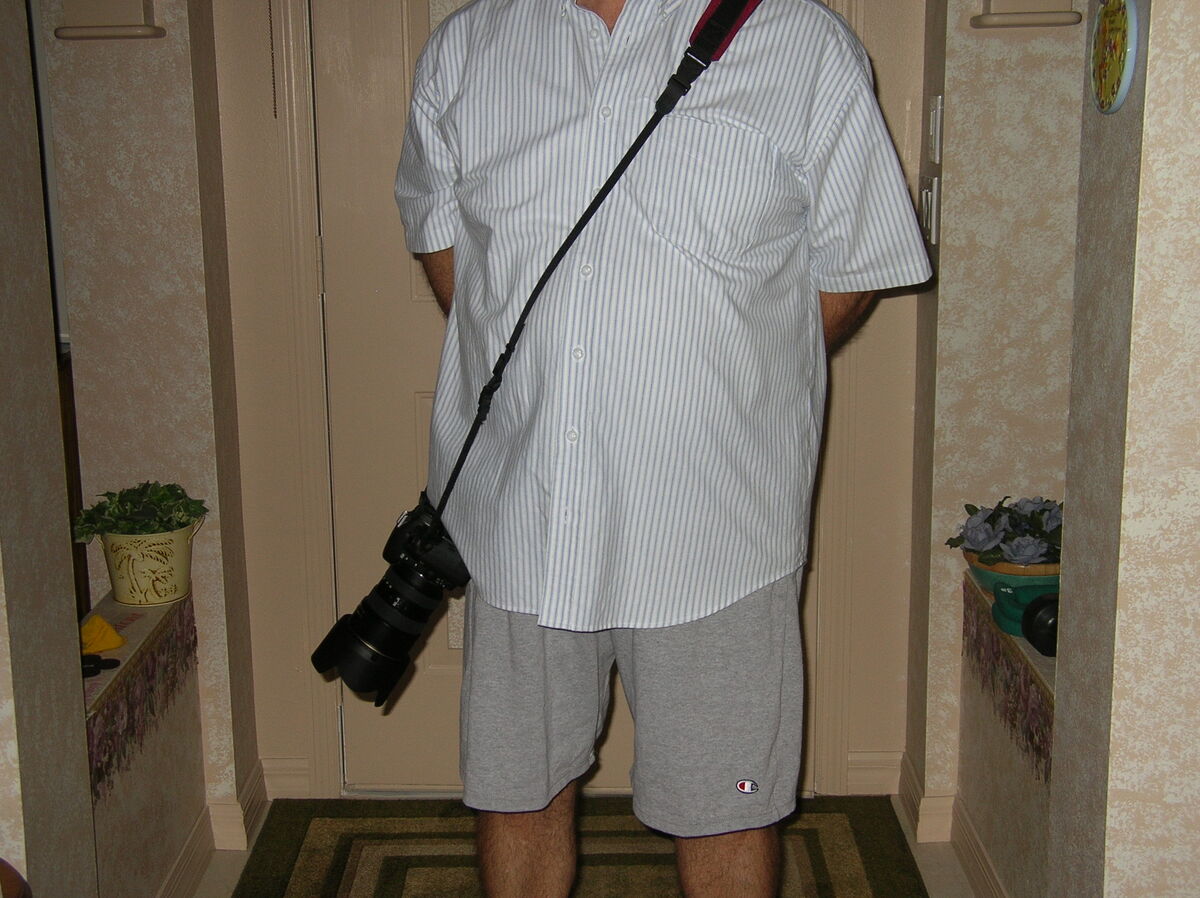 Do you use your Camera Strap? (Page 7): Mr. Sony sporting a Nikon ...
