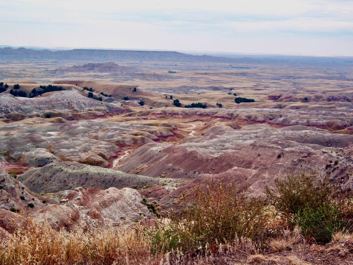 Badlands of South Dakota: Years ago (I won't say how many) we took