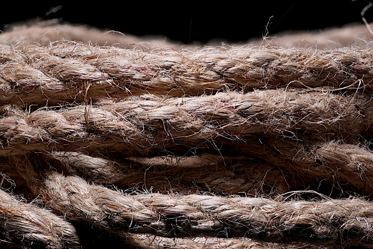 Irhemp Rope Macro Hemp Rope: Here is a 1x and a 4x Macro of a piece of Hemp Rope...