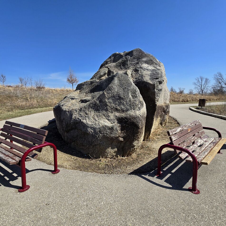 Walden Rocks Another hike: This one is called Waldo's Rock. It is a glacier erratic ...