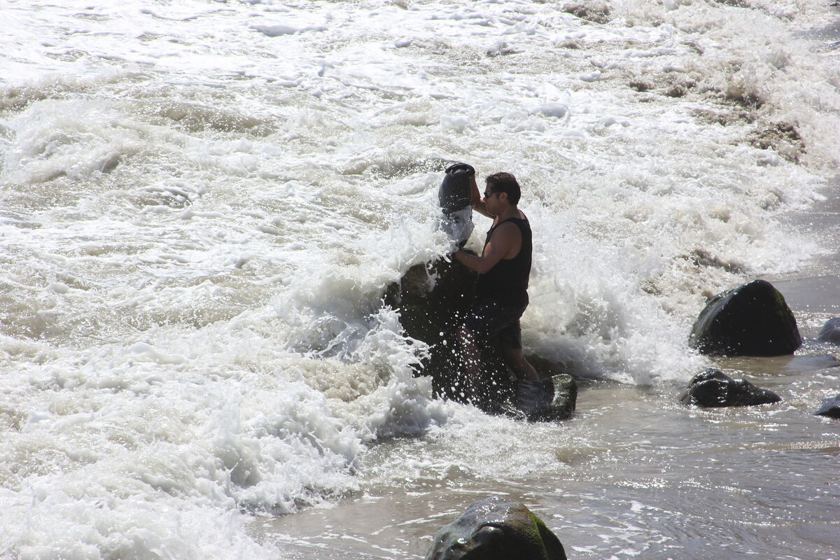 Balancing Rocks Surf Balancing: Here is a good one... At the beach I was watching a man in ...